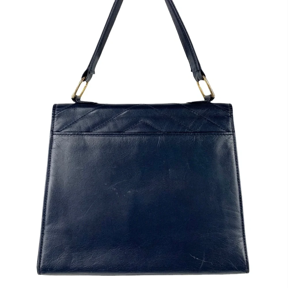 YSL Vintage Y Quilted Leather Handbag - Picture 4 of 12